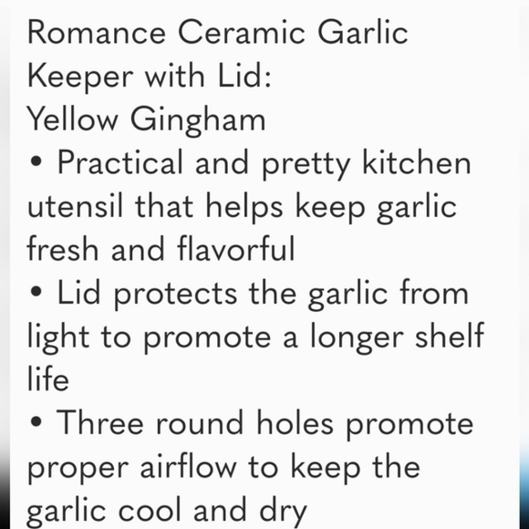 ❤️ New Pioneer Woman Sweet Romance Gingham 3-Piece Potatoe Onion Garlic … - Picture 7 of 8